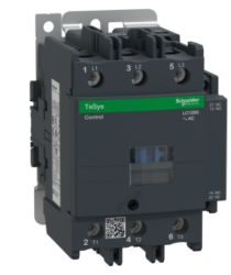 Contactor 37KW, 400V, 80A (AC3), 125A (AC1), 3P+1NO/1NC, 110V AC Coil PTCTR - Schneider Electric