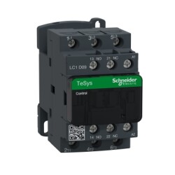 Contactor 4KW, 400V, 9A (AC3), 20A (AC1), 3P+1NO/1NC, 48V AC Coil PTCTR - Schneider Electric
