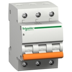 Domae MCB,10A,3P,C,6KA HDFDB - Schneider Electric