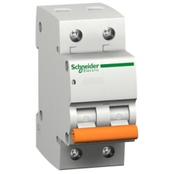 Domae MCB,16A,2P,C,6KA HDFDB - Schneider Electric