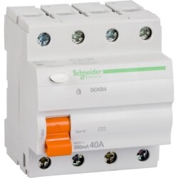 Domae RCCB,40 A 300mA AC 4P HDFDA - Schneider Electric
