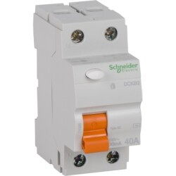 Domae RCCB,40 A 30mA AC 2P HDFDA - Schneider Electric