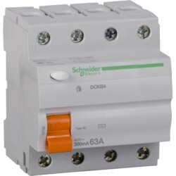 Domae RCCB,63 A 300mA AC 4P HDFDA - Schneider Electric
