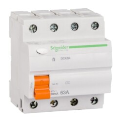 Domae RCCB,63 A 30mA AC 4P HDFDA - Schneider Electric