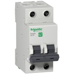 Easy9 MCB 2P 63A C 6000A 230V HDFDB - Schneider Electric