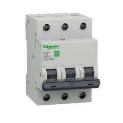 Easy9 MCB 3P 63A C 6000A 400V HDFDB - Schneider Electric