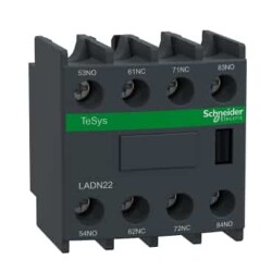 FRONT MOUNT AUX CONTACTS BLOCK 2NO 2NC PTCTR - Schneider Electric