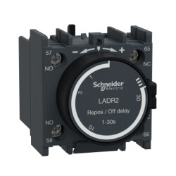 FRONT MOUNT TIME (OFF) DELAY AUX CONTACTS BLOCK 0,1 … 30 SEC PTCTR - Schneider Electric