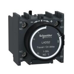 FRONT MOUNT TIME (ON) DELAY AUX CONTACTS BLOCK 0 … 30 SEC PTCTR - Schneider Electric