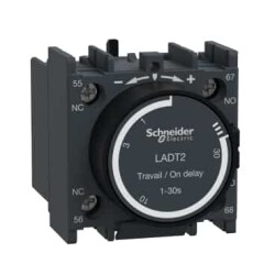 FRONT MOUNT TIME (ON) DELAY AUX CONTACTS BLOCK 0,1 … 30 SEC PTCTR - Schneider Electric