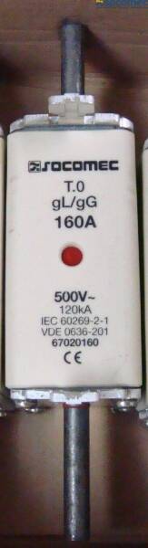 HRC FUSE SIZE 0 160A 500V G1 (DISTRIBUTION) - 1