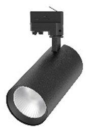 LED TRACK LIGHT BLACK PAR16 GU10 LAMP 60x150x140 - 1