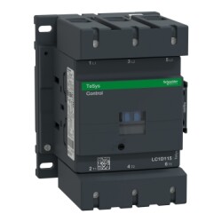 MAGNETIC CONTACTOR 115A AC3 TP 240VAC PTCTR - Schneider Electric