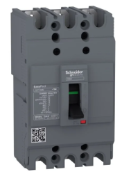 MG EZC100 N 15kA 3P/3T 80A PPCCB - Schneider Electric