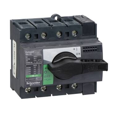 NON-AUTOMATIC SWITCH, INTERPACT IN63 4P PPCCB - 1