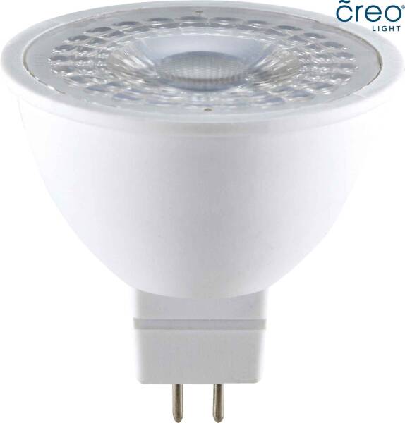 Pack of 10 - Creo Light LED MR16 Lamp, 220V, 5.5W, GU5.3, 3000K, Warm White - 1