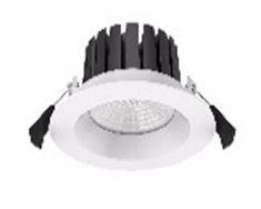 Recessed Round Downlight 10w 3000K IP65 (Ø90x50mm) - 1