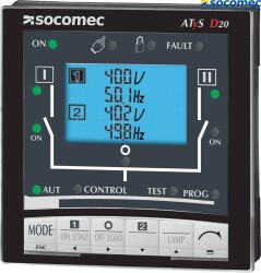 REMOTE CONTROL INTERFACE ATyS D20 - SOCOMEC