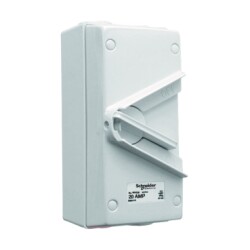Schneider Electric 20A 440V Surface Mount Triple Pole Isolating Switch IP66 - Schneider Electric