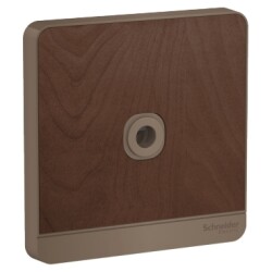 Schneider Electric AvatarOn Dark Wood Fused Connection, E8331TB_WD (25 A, 250 V) - Schneider Electric