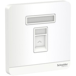 Schneider Electric AvatarOn Wood Keystone Wall Plate RJ45, E8331RJS_WD - Schneider Electric