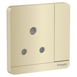 Schneider Electric E8315_15_WG_G12 AvatarOn Gold - socket-outlet - 15 A - 1 gang - Gold - Schneider Electric