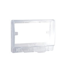 Schneider Electric Full-Time Weatherproof Twin Gang Socket Cover (Transparent) IP55 - Schneider Electric