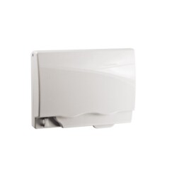 Schneider Electric Full-Time Weatherproof Twin Gang Socket Cover (White) IP55 - Schneider Electric