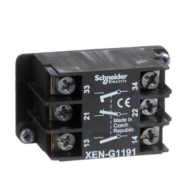 SPRING RETURN CONTACT BLOCK 1 NC AND 2 N IDSIG - 1