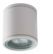 Square Ceiling Light Fixture PAR16 White IP65 - 1