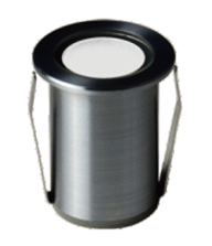 UPLIGHT ROUND RECESSED FROSTED 1.5w 3000K 24V IP68 - Creo Light