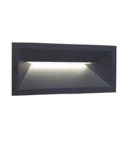 Wall Step Light Fixture 12w 3000K Dark Grey IP65 - Creo Light