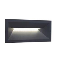 Wall Step Light Fixture 12w 3000K Dark Grey IP65 - 1